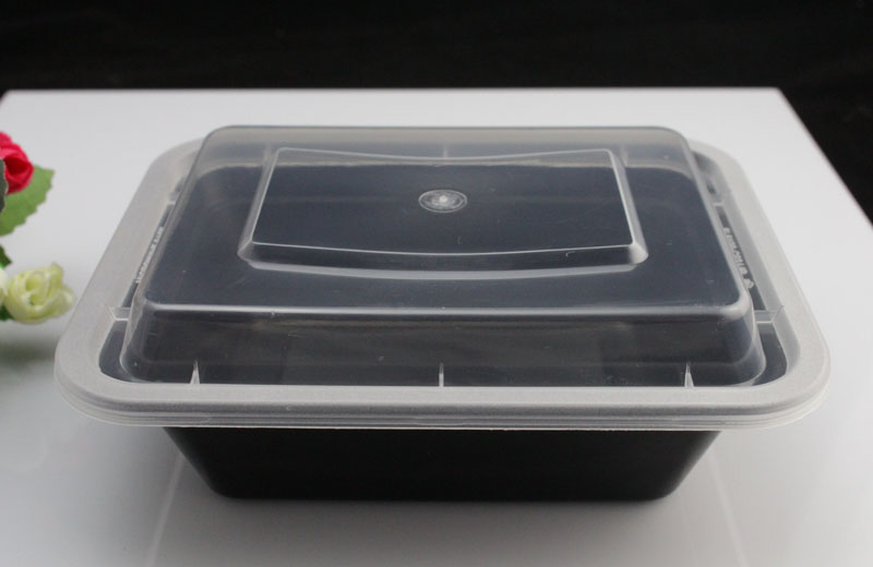 Multi-compartments Plastic microwave food container
